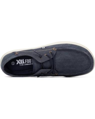 XTI ZAPATILLAS CASUALES XTI PARA HOMBRE, AZUL MARINO, MODELO 145728 NAVY