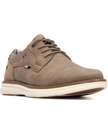 XTI ZAPATOS DE VESTIR CASUALES XTI PARA HOMBRE, MODELO 145770, COLOR TAUPE TAUPE