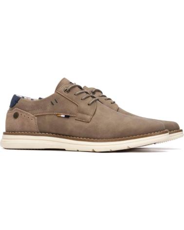 XTI ZAPATOS DE VESTIR CASUALES XTI PARA HOMBRE, MODELO 145770, COLOR TAUPE TAUPE