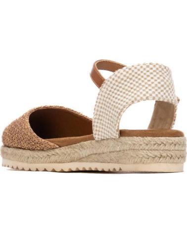 XTI ALPARGATAS XTI CON TIRA AL TOBILLO PARA MUJER EN CAMEL CAMEL