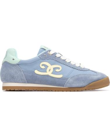 CARMELA CARMELA ZAPATILLAS DEPORTIVAS DE ANTE AZUL PARA MUJER JEANS