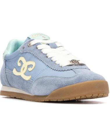 CARMELA CARMELA ZAPATILLAS DEPORTIVAS DE ANTE AZUL PARA MUJER JEANS