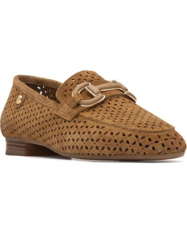 CARMELA MOCASINES CARMELA PIEL CAMEL CON ADORNO METÁLICO CAMEL