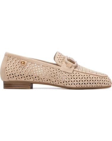 CARMELA MOCASINES CARMELA BEIGE PIEL CON ADORNO BEIGE