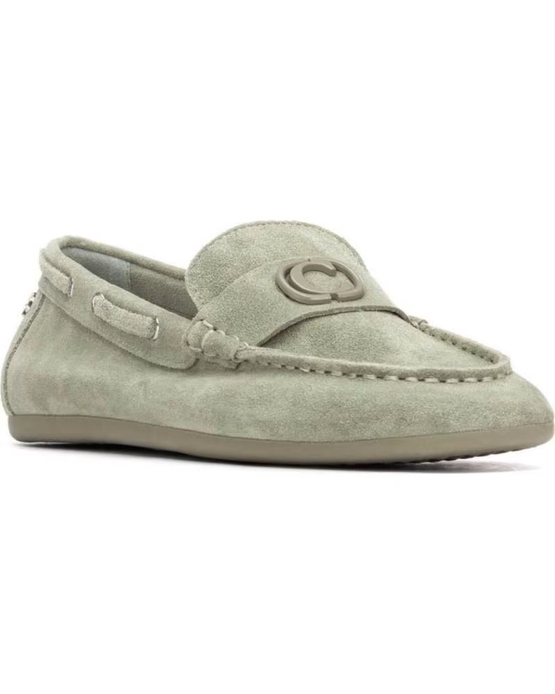 MOCASINES CARMELA DE PIEL SERRAJE KAKI