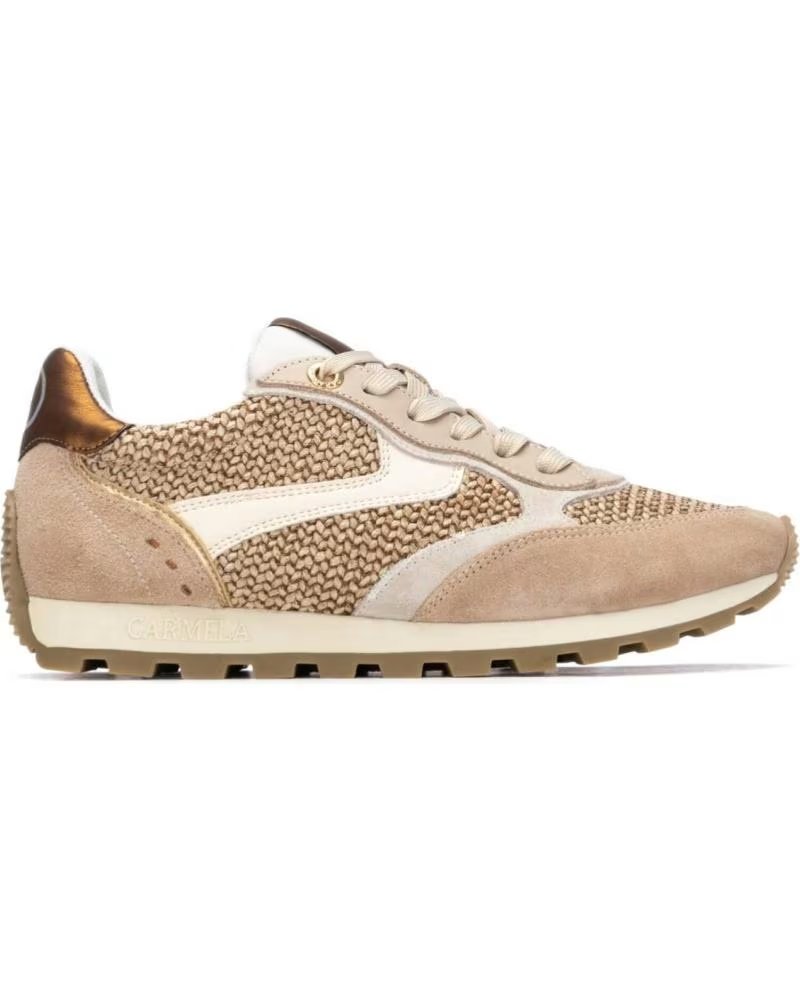 CARMELA DEPORTIVOS - SNEAKERS MUJER MUJER 163230 BEIGE