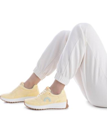 REFRESH ZAPATILLAS DEPORTIVAS REFRESH AMARILLAS PARA MUJER AMARILLO