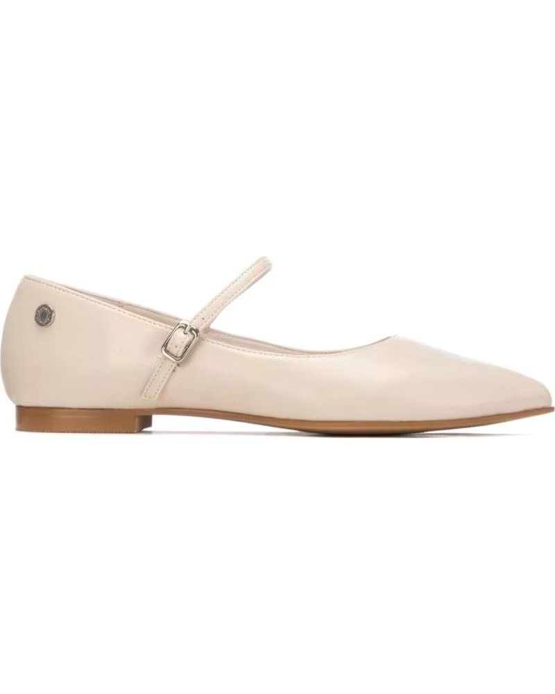 REFRESH BAILARINAS REFRESH MUJER BEIGE PUNTA FINA CON TIRA BEIGE