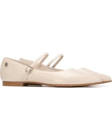 REFRESH BAILARINAS REFRESH MUJER BEIGE PUNTA FINA CON TIRA BEIGE