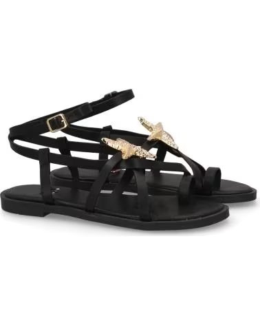 SPORT3PUNTO0 SANDALIAS GLADIADORAS NEGRAS CON DETALLE DE MARIPOSA VARIOS COLORES