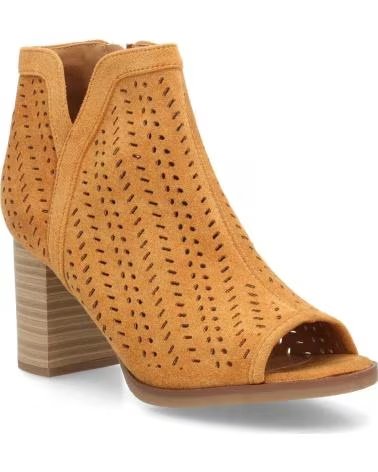 SPORT3PUNTO0 BOTINES DE CUERO CON TACÓN BLOQUE PARA MUJER VARIOS COLORES