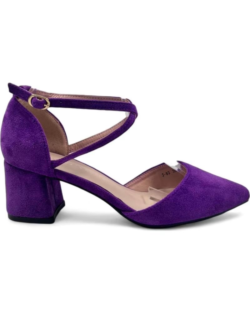 TIMBOS ZAPATOS DE TACÓN DE VESTIR MORADOS PARA MUJER MORADO