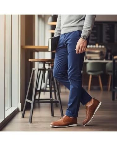 TIMBOS TIMBOS ZAPATO CASUAL DE VESTIR PARA HOMBRE MARRóN