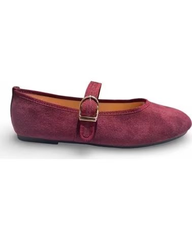 TIMBOS BAILARINAS MERCEDES PLANA MUJER VINO ROJO