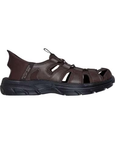 SKECHERS SANDALIAS SKECHERS 205182 HOMBRE MARRÓN SLIP INS MARRON