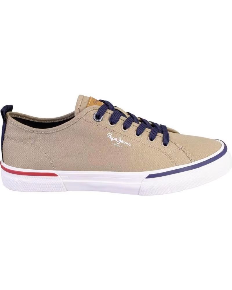 PEPE JEANS ZAPATILLAS PEPE JEANS DE LONA PARA HOMBRE COLOR BEIGE BEIGE