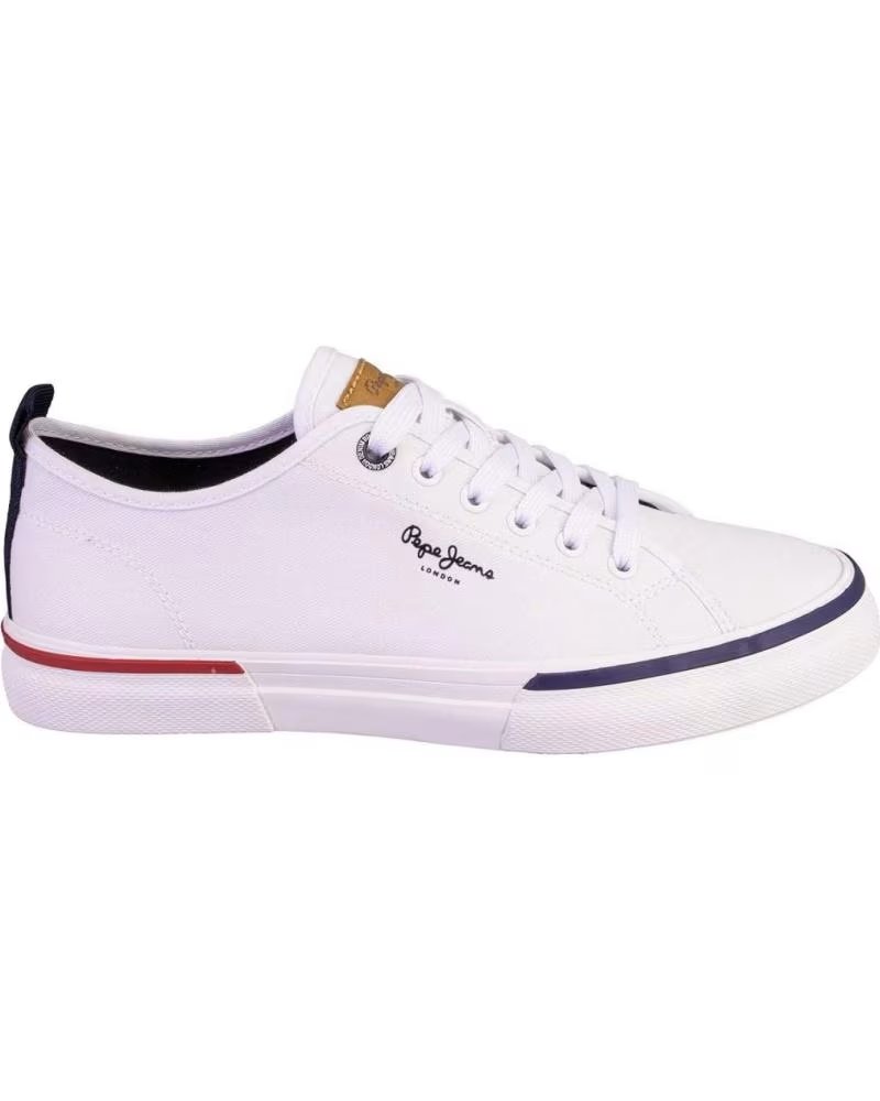 PEPE JEANS ZAPATILLAS PEPE JEANS DE LONA PARA HOMBRE COLOR BLANCO BLANCO