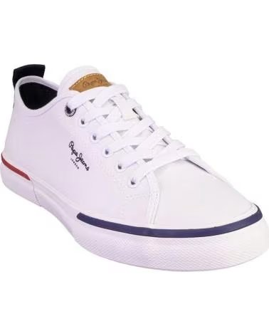 PEPE JEANS ZAPATILLAS PEPE JEANS DE LONA PARA HOMBRE COLOR BLANCO BLANCO