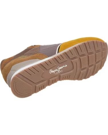 PEPE JEANS ZAPATILLAS PEPE JEANS HOMBRE ANTE MOSTAZA MOSTAZA