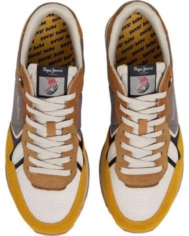PEPE JEANS ZAPATILLAS PEPE JEANS HOMBRE ANTE MOSTAZA MOSTAZA