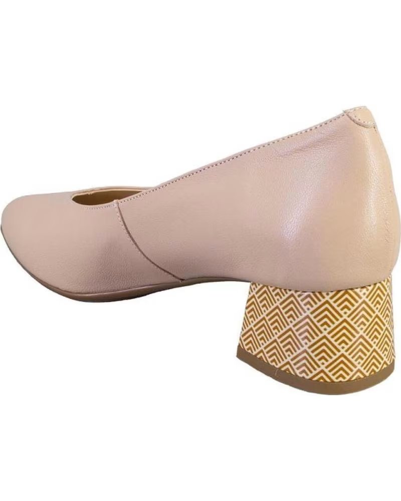 BARMINTON ZAPATOS DE TACÓN DE PIEL BARMINTON 6031RAI PARA MUJER BEIGE