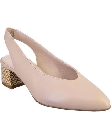 BARMINTON ZAPATOS DE MUJER BARMINTON 6032RAI DE PIEL EN COLOR BEIGE BEIGE