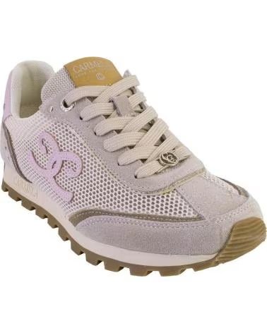 CARMELA ZAPATILLAS CASUAL DE MUJER CARMELA ANTE SERRAJE BEIGE BEIGE