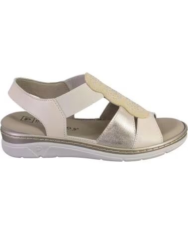 PITILLOS SANDALIAS DE PIEL PITILLOS 11002 COLOR CREMA CREMA
