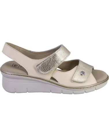 PITILLOS SANDALIAS DE MUJER PITILLOS PIEL CREMA CREMA