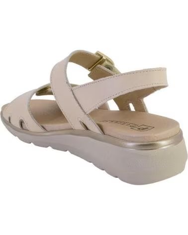 PITILLOS SANDALIAS DE PIEL PITILLOS 20311 PARA MUJER CREMA