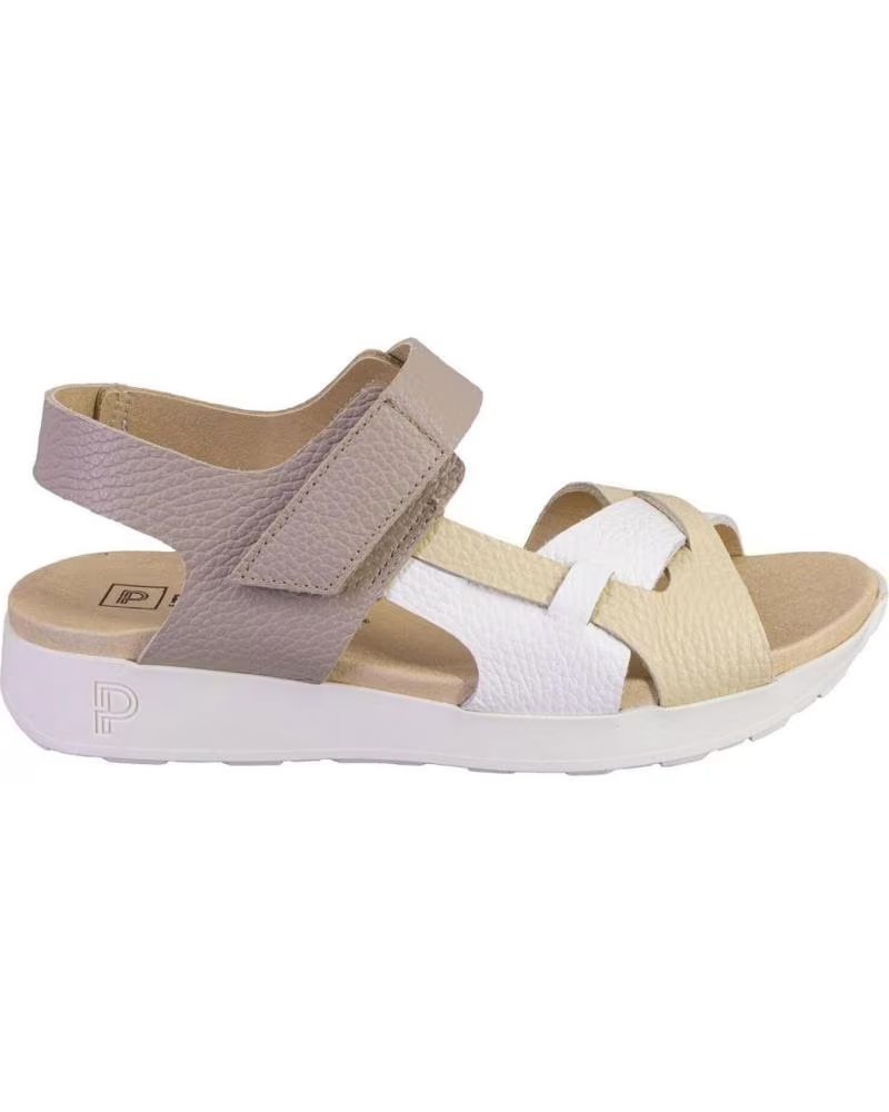 PITILLOS SANDALIAS DE PIEL PITILLOS 11230 PARA MUJER PIEDRA