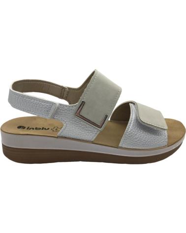 INBLU SANDALIAS MUJER CONFORTABLES FT000030 CHIACCIO HIELO