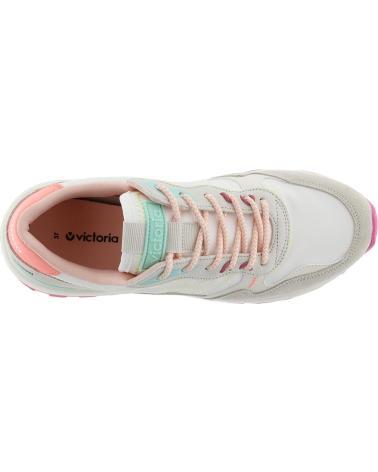 VICTORIA TÊNIS LUNA NYLON E CAMURÇA REF 1171485 BLANCO