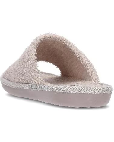 VULADI ZAPATILLAS HOGAR MUJER VULLADI MODELO FLEX COLOR MARRON CLAR CRUDO