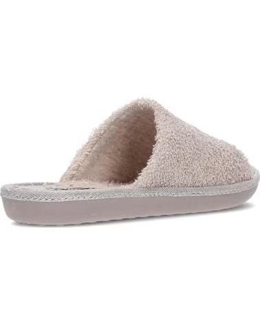 VULADI ZAPATILLAS HOGAR MUJER VULLADI MODELO FLEX COLOR MARRON CLAR CRUDO