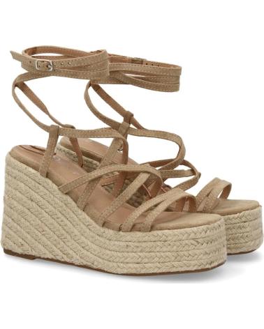 SPORT3PUNTO0 PLATAFORMAS DE CUÑA CON TIRAS Y ATADO AL TOBILLO VARIOS COLORES