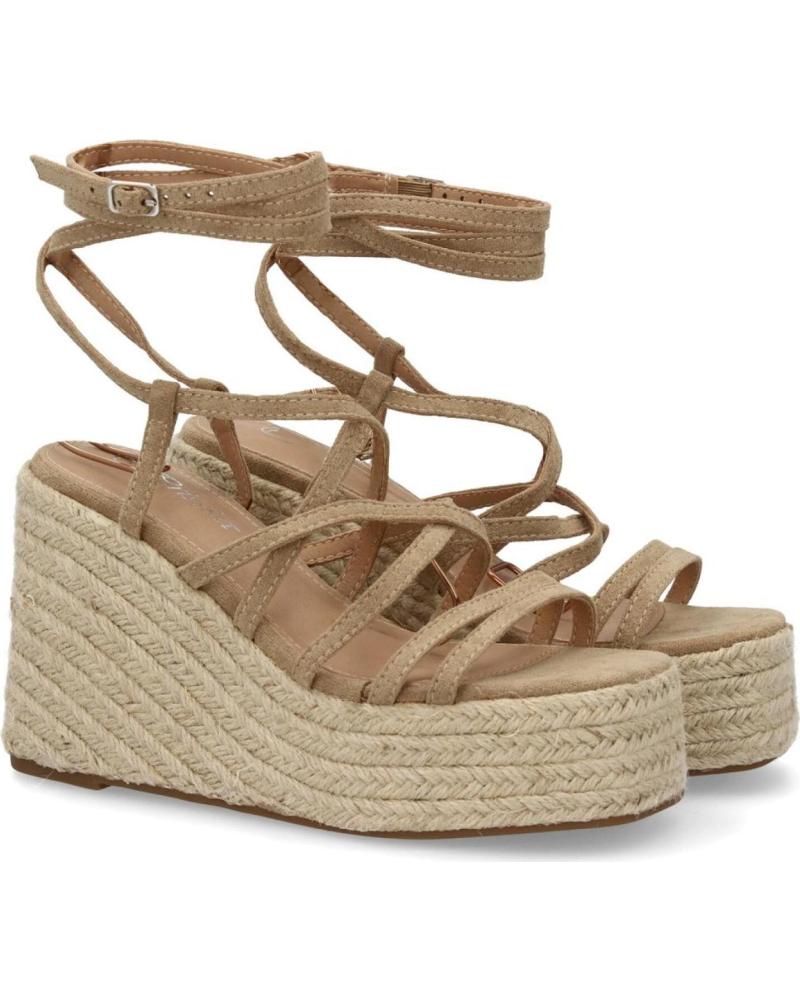 SPORT3PUNTO0 PLATAFORMAS DE CUÑA CON TIRAS Y ATADO AL TOBILLO VARIOS COLORES