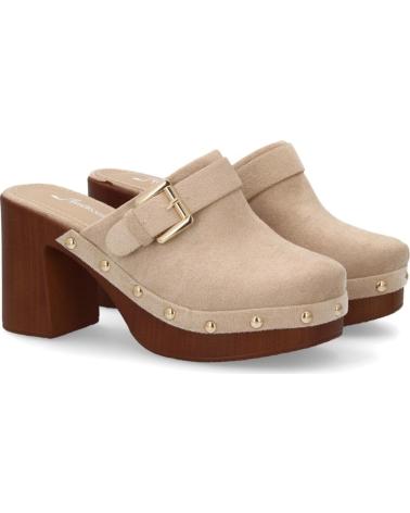 SPORT3PUNTO0 ZUECOS DE TACÓN ALTO SPORT3PUNTO0 F280-1-KAKI VARIOS COLORES