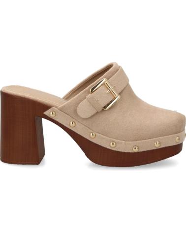 SPORT3PUNTO0 ZUECOS DE TACÓN ALTO SPORT3PUNTO0 F280-1-KAKI VARIOS COLORES