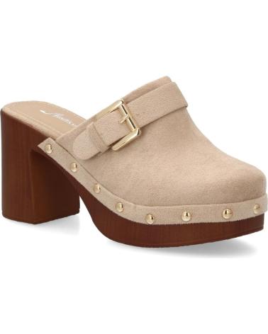 SPORT3PUNTO0 ZUECOS DE TACÓN ALTO SPORT3PUNTO0 F280-1-KAKI VARIOS COLORES