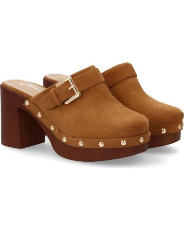 SPORT3PUNTO0 ZUECOS DE TACÓN ALTO CON HEBILLA Y TACHUELAS VARIOS COLORES