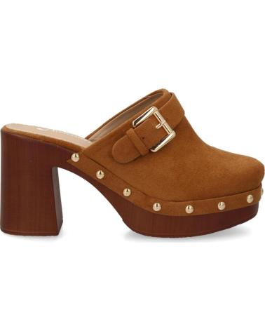 SPORT3PUNTO0 ZUECOS DE TACÓN ALTO CON HEBILLA Y TACHUELAS VARIOS COLORES