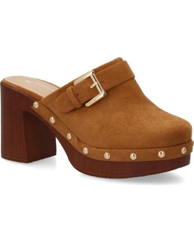 SPORT3PUNTO0 ZUECOS DE TACÓN ALTO CON HEBILLA Y TACHUELAS VARIOS COLORES