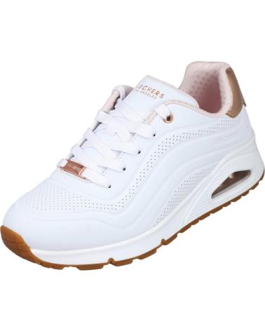 SKECHERS SKECHERS UNO GEN 1 SHIMMER WAVE MUJER BLANCO BLANCO