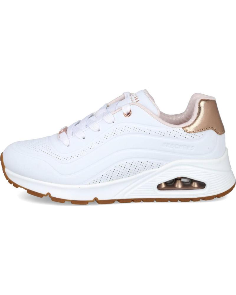 SKECHERS SKECHERS UNO GEN 1 SHIMMER WAVE MUJER BLANCO BLANCO