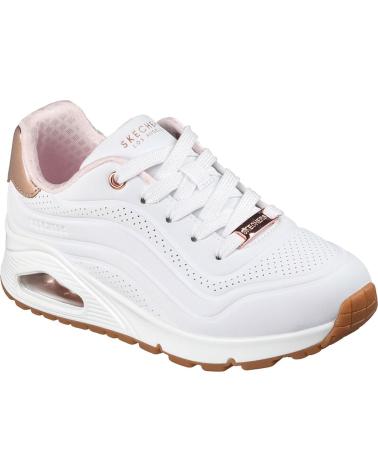 SKECHERS SKECHERS UNO GEN 1 SHIMMER WAVE MUJER BLANCO BLANCO