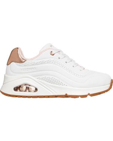 SKECHERS SKECHERS UNO GEN 1 SHIMMER WAVE MUJER BLANCO BLANCO