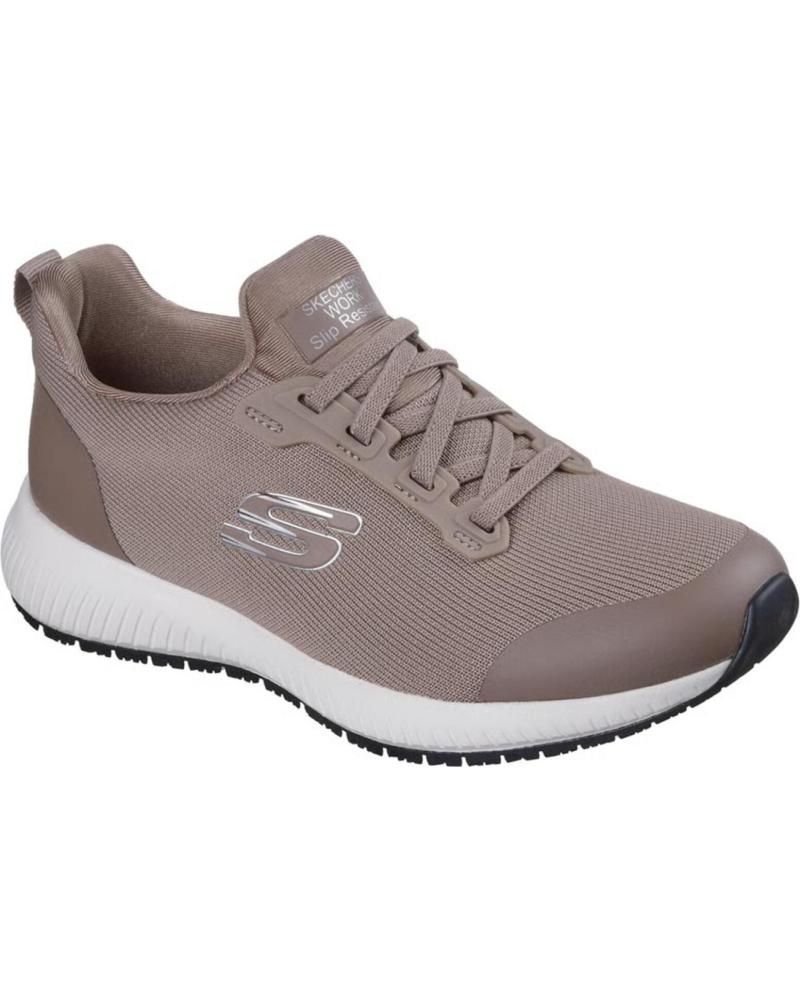 SKECHERS ZAPATILLAS SKECHERS 77222EC WORK SLIP-RESISTANT TAUPE TAUPE
