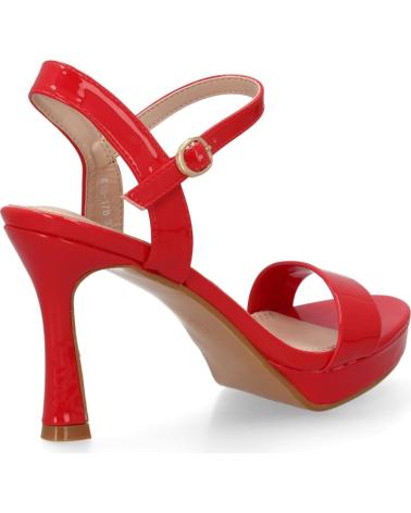 SPORT3PUNTO0 SANDÁLIAS DE SALTO EM VERNIZ VERMELHO VARIOS COLORES