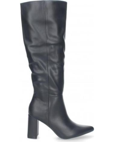 SPORT3PUNTO0 BOTAS PRETAS DE COURO DE CANO ALTO COM SALTO QUADRADO FEMININAS VARIOS COLORES